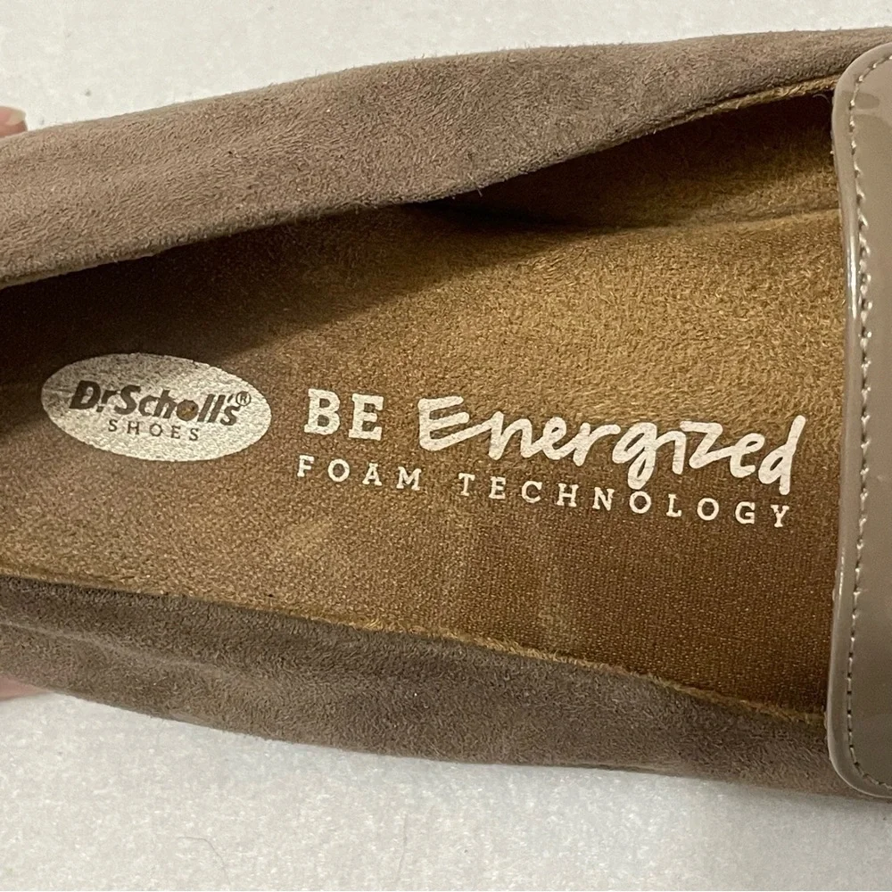 Dr. Scholl's Pointed Toe‎ Flats Loafer Cushioned Comfort Slip On Taupe Size 7M